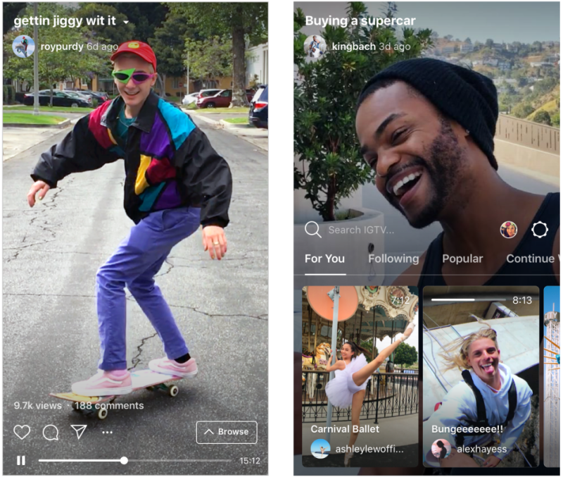 Illustration for article titled Instagram ahora va a por YouTube: IGTV es su nueva app para publicar vĂdeos de hasta una hora
